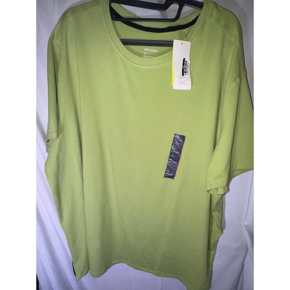 All in Motion Men's Short Sleeve Performance T-Shirt, Arch Green, Size XXL, NWT - Picture 2 of 5
